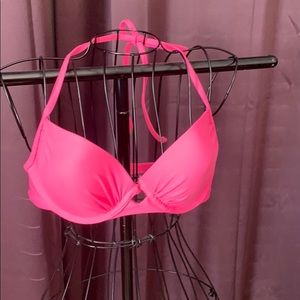 Hot pink bikini top